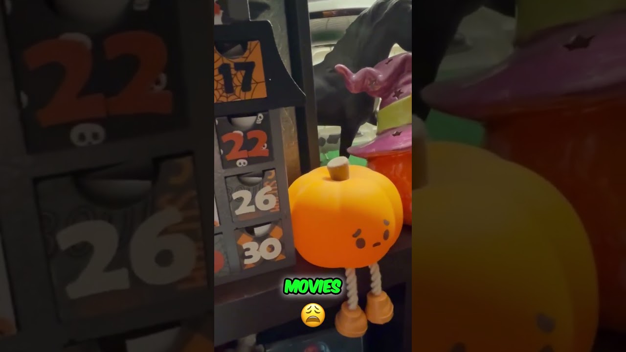 Mr. Pumpkin's Movie Night Blues #shorts