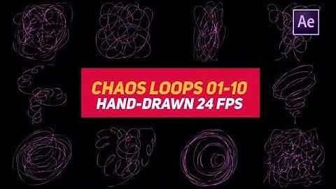 Liquid Elements 3 Chaos Loops 01-10 After Effects Templates