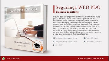 Segurança Web PDO / Sistema Escritório - Aula 01 - Introdução ao Curso