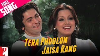 Tera Phoolon Jaisa Rang | Full Song | Kabhi Kabhie | Rishi Kapoor, Neetu Singh | Kishore Kumar, Lata chords