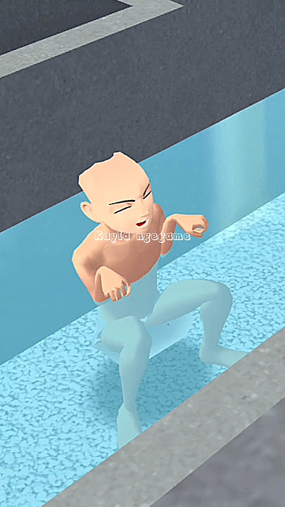 Botak lucu berenang di selokan #sakuraschoolsimulator #sakura #gamesakura #sss ib:@CeritaTallis⁩