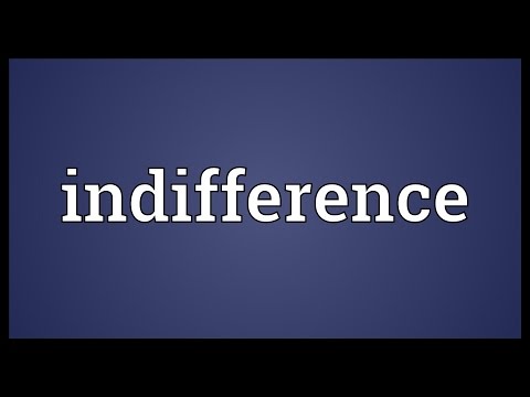 Indifference Meaning