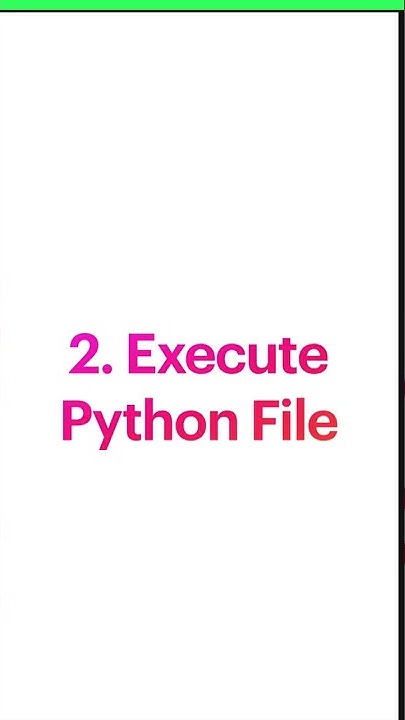 3 Different Ways To Run Python Code - Check it out! - YouTube