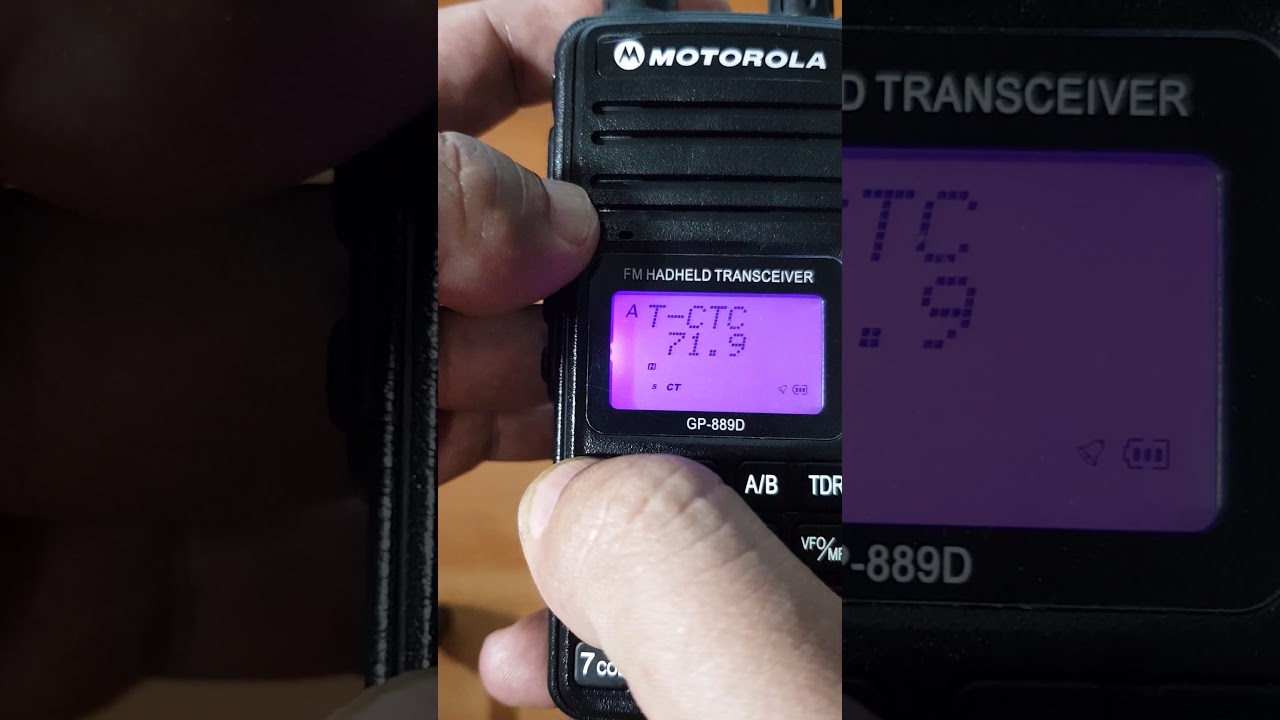 วิธีใส่โทน motorola GP889D