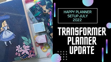 Transformer Planner Setup July 2022 | 4 planners  In 1