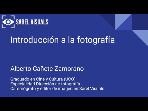 Curso teórico: Introducción a la fotografía
