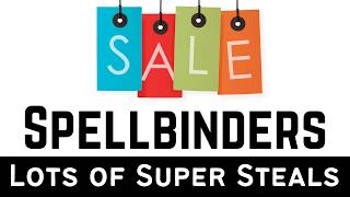 Celebrity Must See! Many SUPER STEALS & DEALS SALE at Spellbinders | #papercraft #cardmaking Wealth