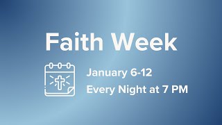 Faith Week Day 5