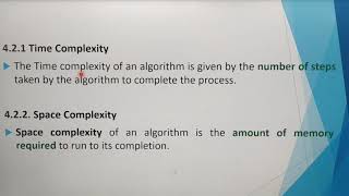 Complexity of an Algorithm,  Difference between fixed part and variable part of an algorithm, part 5