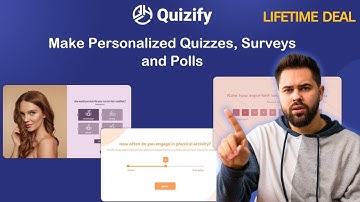 Quizify Lifetime Deal I Create Interactive Quizzes, Capture Leads, and Gain Real-time Insights