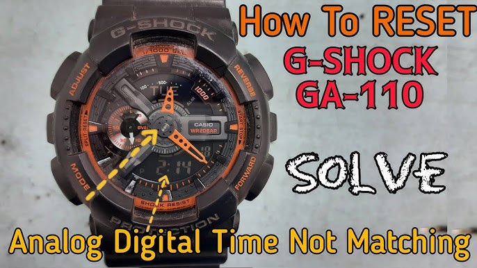 hard reset casio g shock