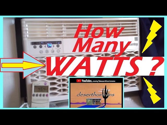 wattage of window ac unit