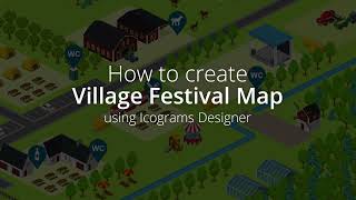 Create Festival Map using Icograms Designer screenshot 1