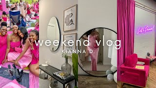 TOAST Atlanta, Pole Dancing Class, Celebrez en Rose Picnic, Apartment Decor VLOG  | Kianna Dei