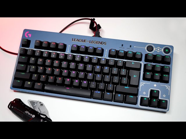 Unboxing Logitech G PRO League Of Legends Edition TKL Mechanical Gaming  Keyboard - YouTube