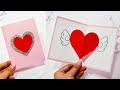 Easy and Cute pop-up gift idea / diy paper gift card 💞/ Paper craft