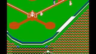 NES Major League Baseball - batter reaches home via ridiculous throwing error