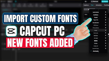 How to Import/Add Custom Fonts into CapCut PC