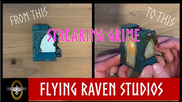 How to use Mig streaking grime on Necromunda scenery