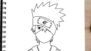 Como dibujar a KAKASHI pequeño PASO A PASO | Naruto Shippuden - thptnganamst.edu.vn