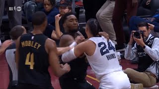 Donovan Mitchell And Dillon Brooks FULL FIGHT (EJECTIONS)