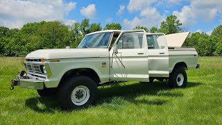 Body & Paint work of 1976 Ford F250 Crew Cab 4X4