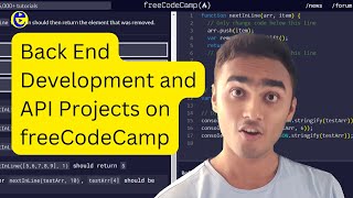 Back End Development and API Projects on freeCodeCamp #coding