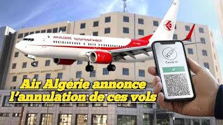 Air Algérie annonce l’annulation de ces vols