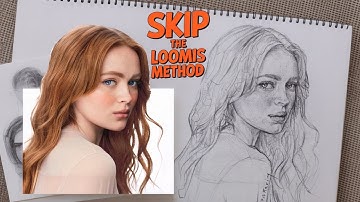 Zonder Loomis – Teken het gezicht met een andere methode en krijg verbluffende resultaten!