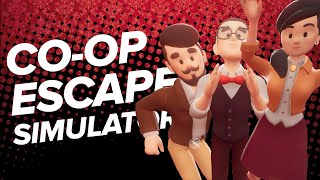 ESCAPE SIMULATOR | THE KEY IS IN MIKE'S BRAIN! Co-op Escape Room is No Match for Andy, Jane & Mike screenshot 5