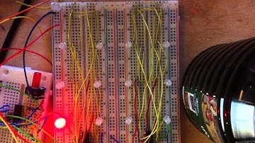 RGB LED matrix 4x4 - First test