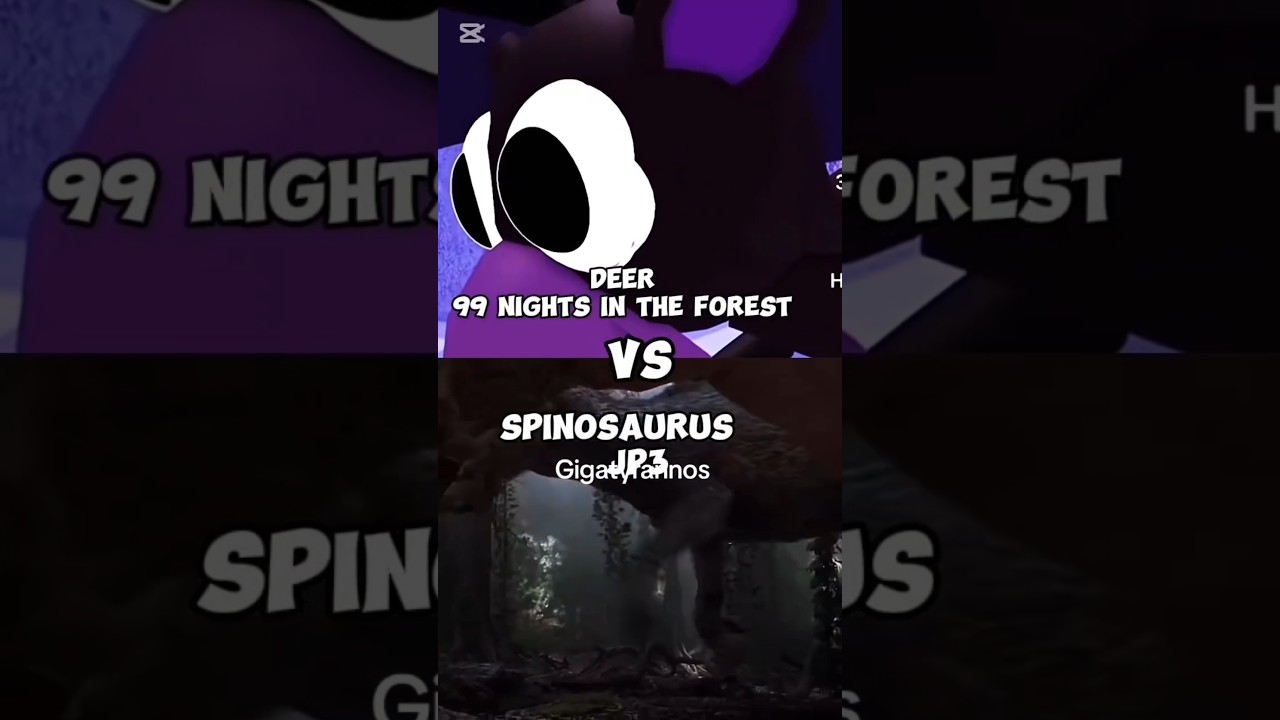 Deer (99 nights in the forest) vs Spinosaurus (jp3)