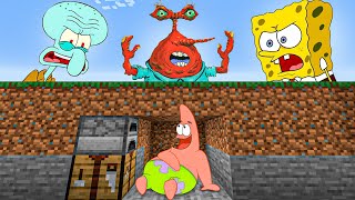 Minecraft Speedrunner Patrick VS 3 Hunters
