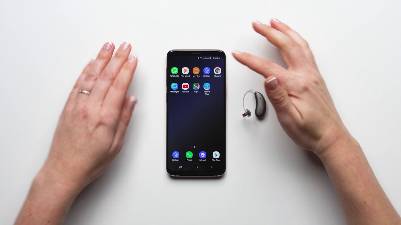 How to pair Unitron ITE hearing aid to smart phone? - YouTube