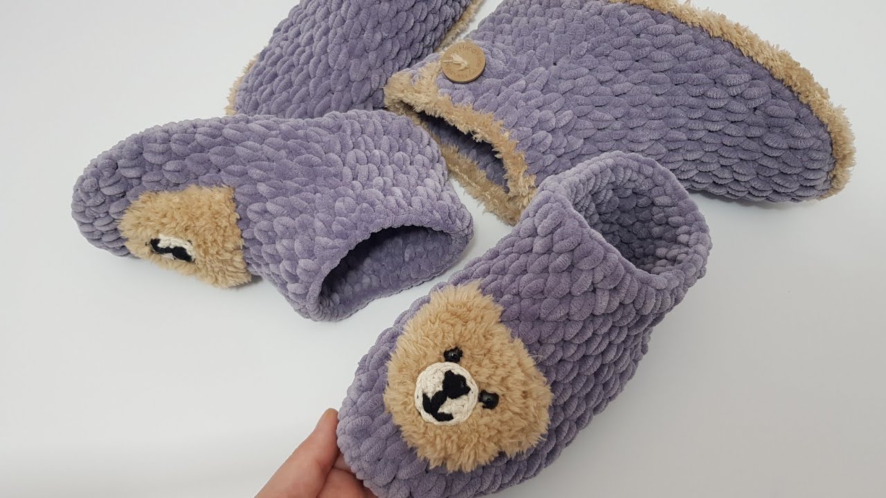 KADİFE İP ÇOCUK BOTU YAPIMI