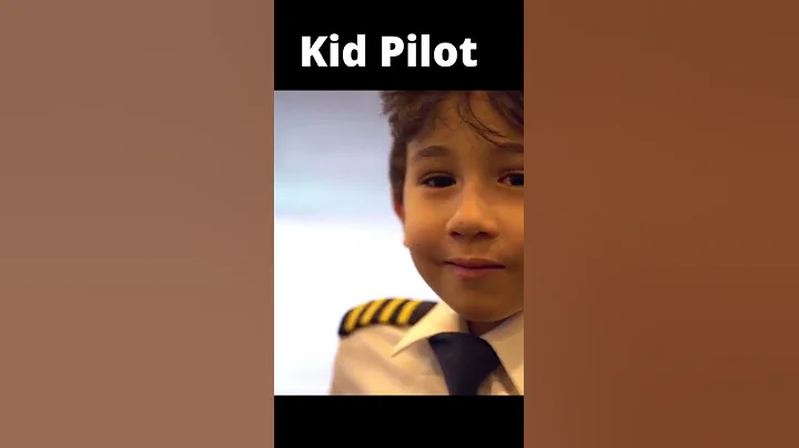 6-Year-Old Genius Kid Becomes Etihad Airways Pilot for a Day #shorts