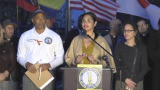 One Brooklyn- Candlelight Vigil for Recent Earthquake Victims in Ecuador