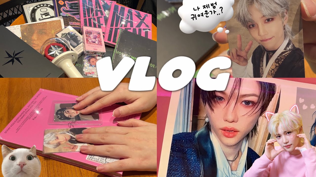 20230703 스테이 VLOG | (뒤늦은) 스키즈 노이지 & 맥시던트 앨범깡 | 준등기깡 | 최애 사진 인화 | 찬프와 뽁프