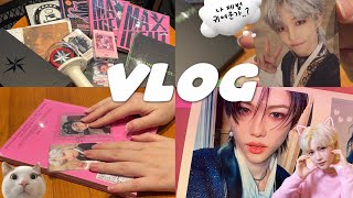 20230703 스테이 VLOG | (뒤늦은) 스키즈 노이지 & 맥시던트 앨범깡 | 준등기깡 | 최애 사진 인화 | 찬프와 뽁프