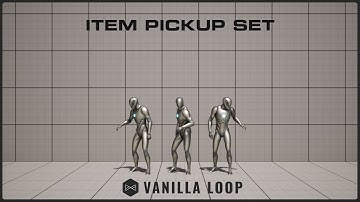 Item Pickup Set [UPDATE 2.0] | Showcase | Ready-To-Use Game Animations