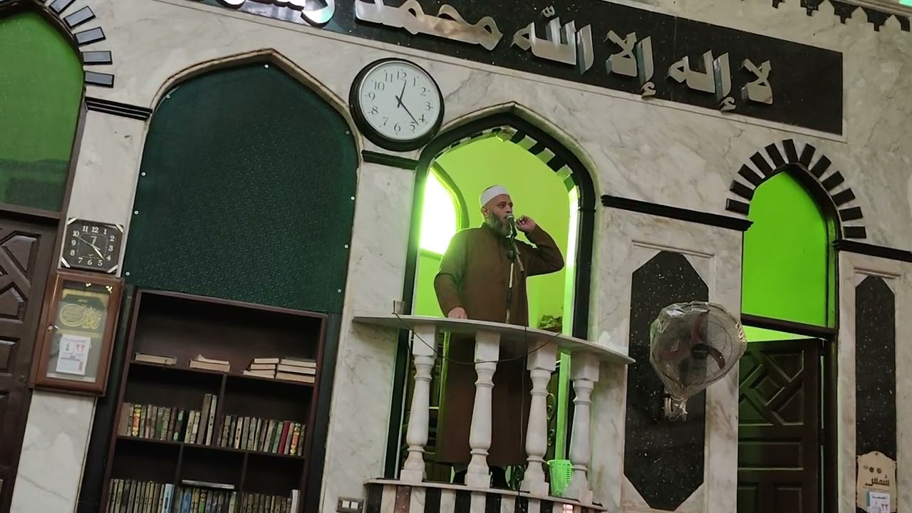 هكذا الحياة. من مسجد البحر بقرية كفر الدبوسي شربين. 