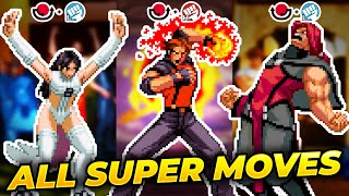 ALL SUPER MOVES TUTORIAL  Rage of the Dragons (ROTD)