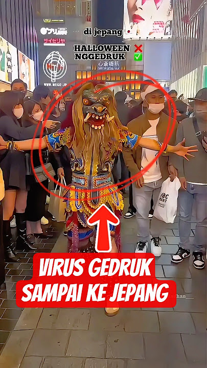 Virus Tari Gedruk ini sampai ke negeri sakura.#shorts #shortsfeed #viralshorts #tarigedruk #djremix