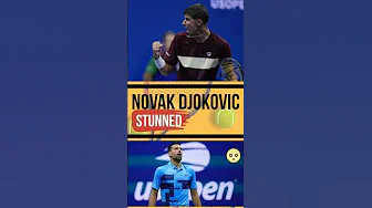 Novak Djokovic stunned | usopen | #shorts #youtubeshorts #uttamsah #usopen #djokovic  #viralvideo thumbnail