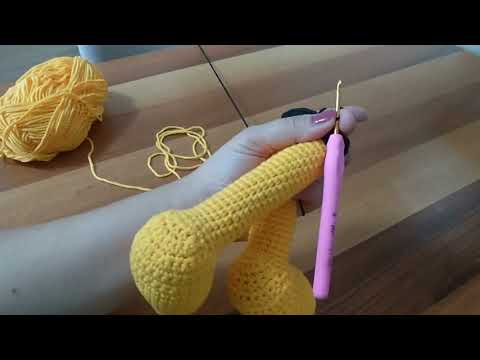 Amigurumi örgü Arı Maya(gövde 1)