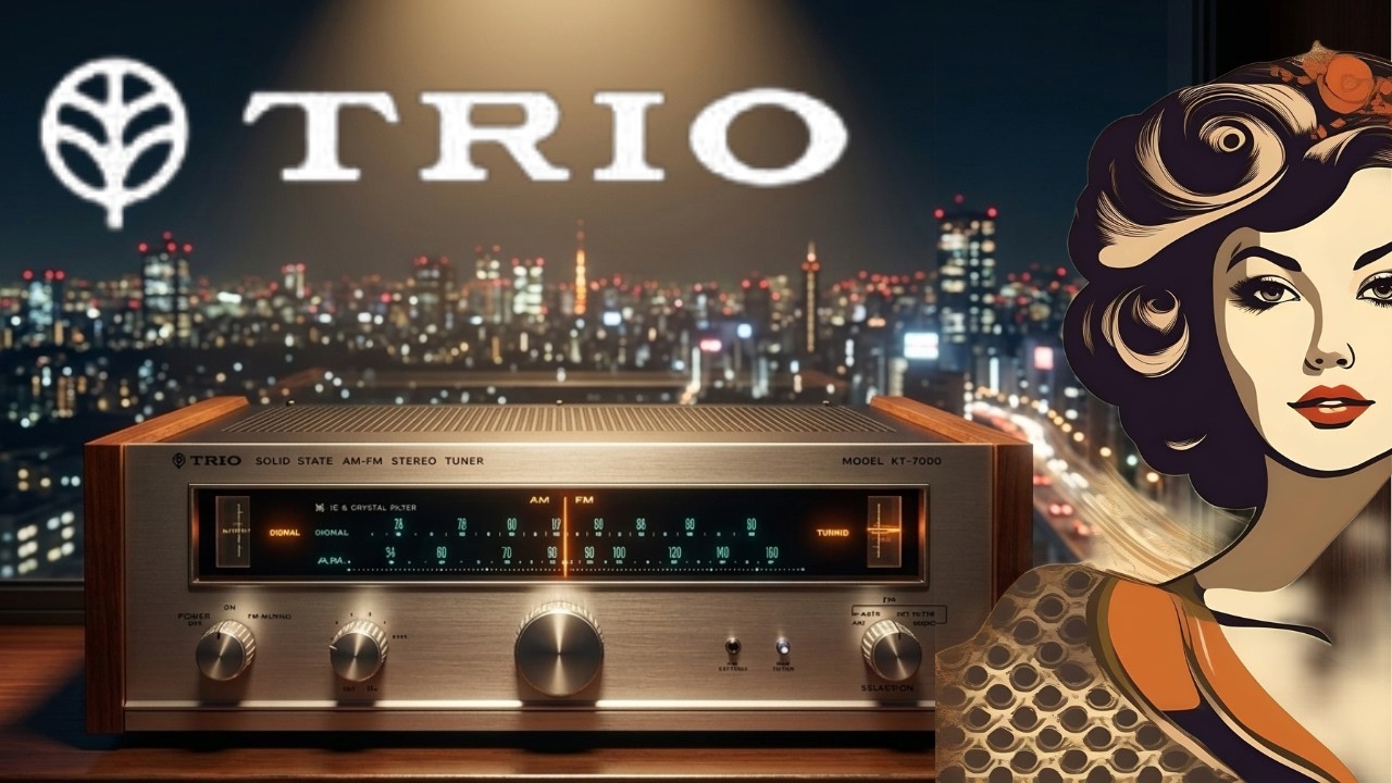 TRIO KT-7000] This is a TRIO vintage tuner. It has an amazing feel