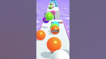 Ball Run 2048 😁 infinity ♾️ || wait for score ❓😱 #オリジナル曲 #ballrun2048 #shorts