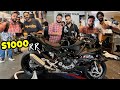 Khannaomkar taking delivery of his new superbike 2024 bmw s1000rr 