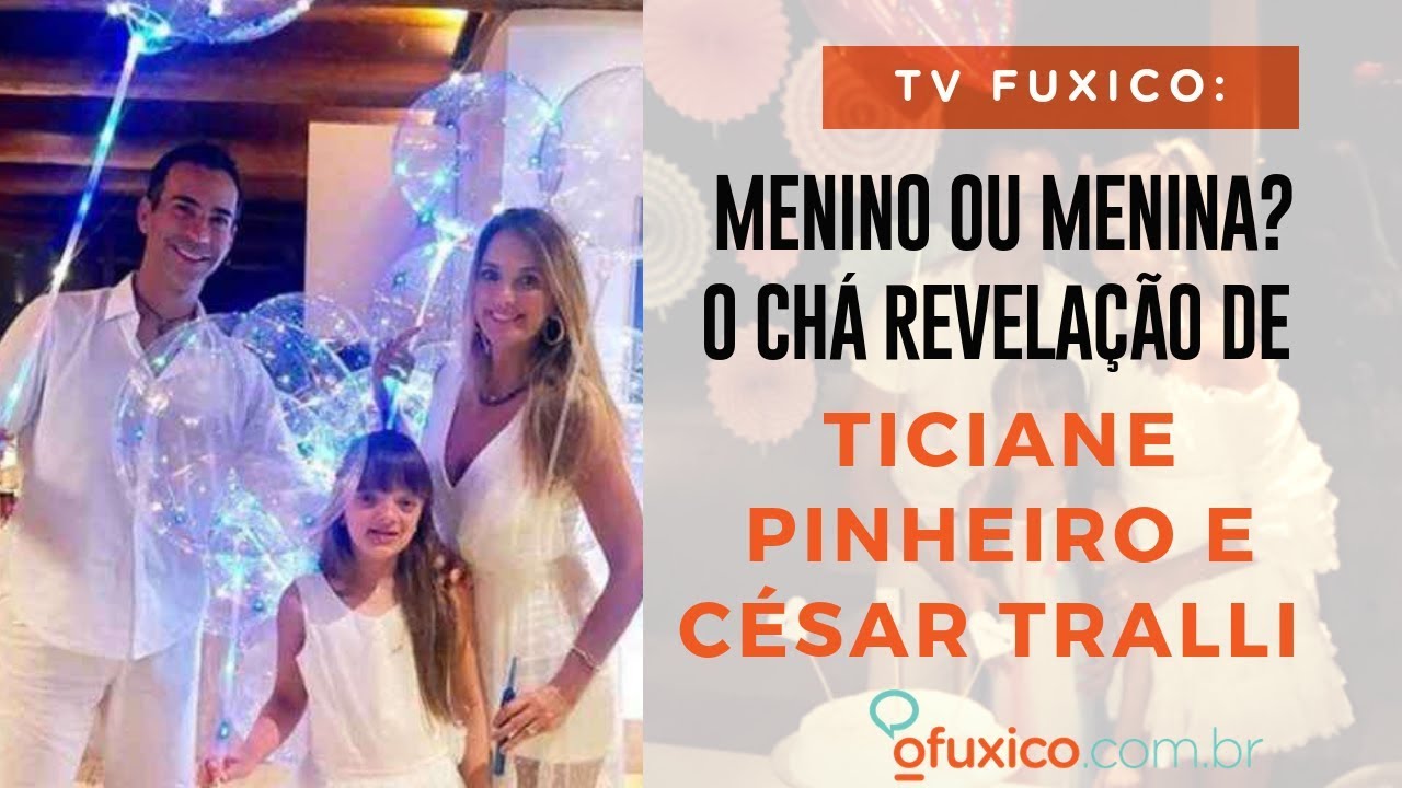 TV Fuxico: os detalhes do chá revelação de Ticiane Pinheiro! Qual o sexo do bebê?