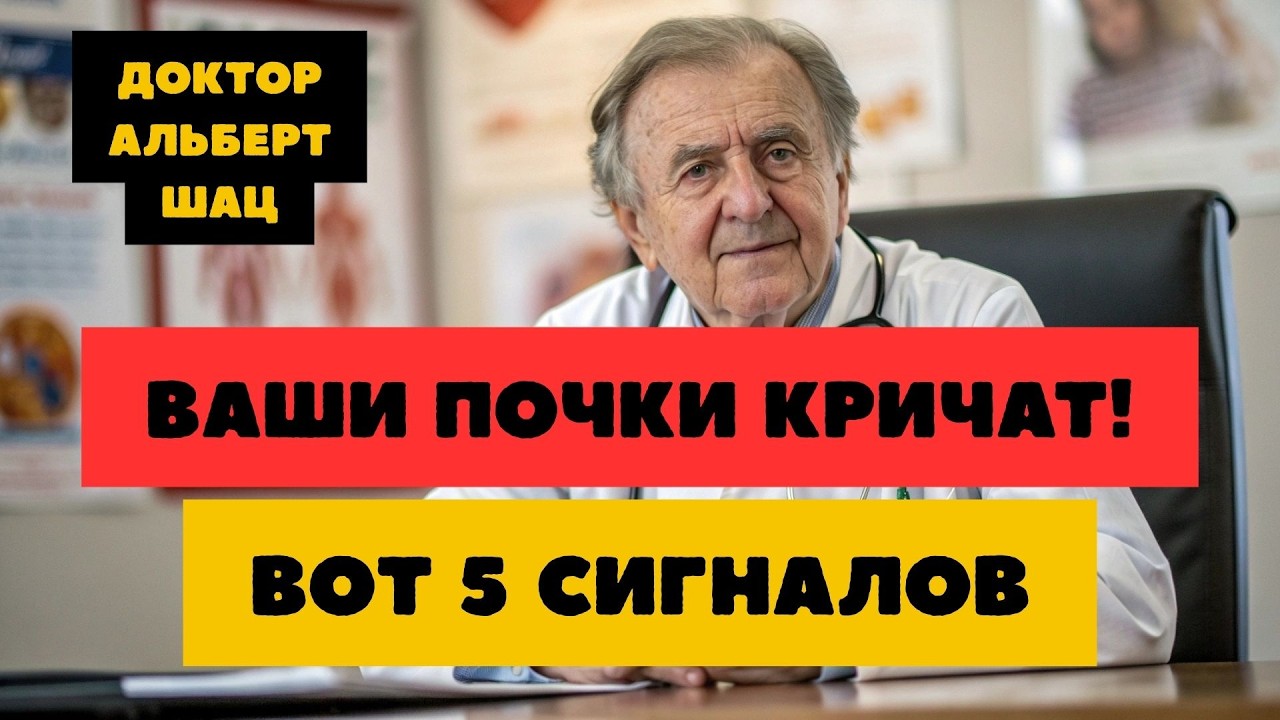 Как замедлить СТАРЕНИЕ ПОЧЕК на 35%: советы ВРАЧА! Эти 5 сигналов почек НЕЛЬЗЯ ИГНОРИРОВАТЬ! Шац
